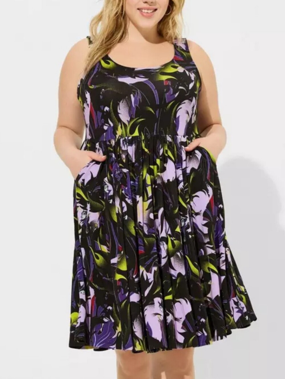 Torrid Maleficent Skater Dress Size 3 3X